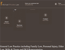 Tablet Screenshot of mikerhodeslaw.com